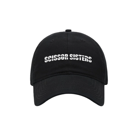 SS RIPPED LOGO DAD HAT - BLACK