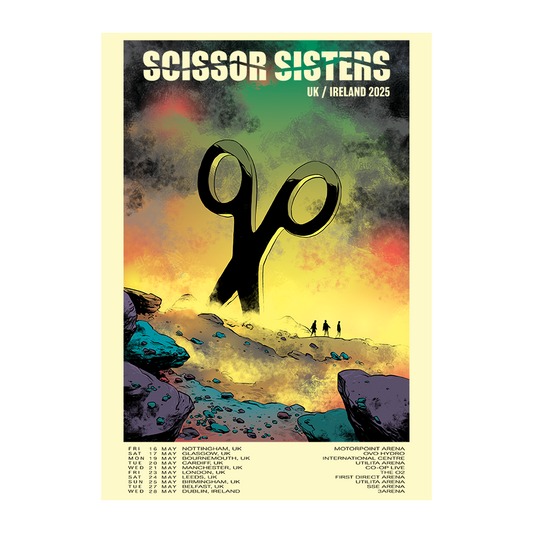 SCISSOR SISTERS UK TOUR 2025 POSTER A2