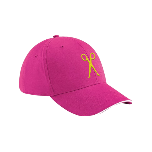 SCISSOR ICON DAD HAT - PINK
