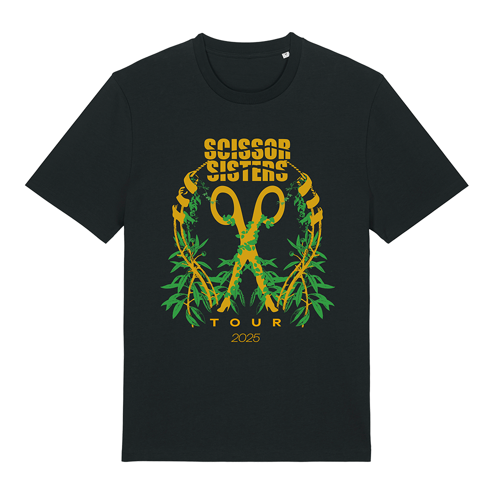 SCISSOR SISTERS 2025 UK TOUR TEE - BLACK